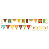 Deja Views - C-Thru - Little Yellow Bicycle - Hello Fall Collection - Mini Banners with Embossed Accents