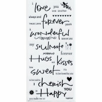 Deja Views - C-Thru - Little Yellow Bicycle - Clear Stickers - Word - Love