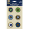Little Yellow Bicycle - Naturals Collection - Burlap Stickers - Button Dots