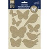 Little Yellow Bicycle - Naturals Collection - Burlap Stickers - Birds and Butterflies
