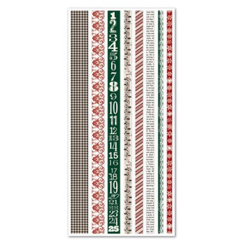 Little Yellow Bicycle - Once Upon a Christmas Collection - Vellum Tape Strips