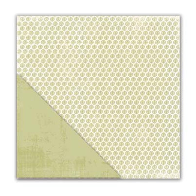 Deja Views - C-Thru - Little Yellow Bicycle - Paradise Collection - 12 x 12 Double Sided Textured Paper - All Natural Leaves
