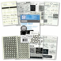 Deja Views - Sticker Tablet - 268 Adhesive Pieces - Wedding, CLEARANCE