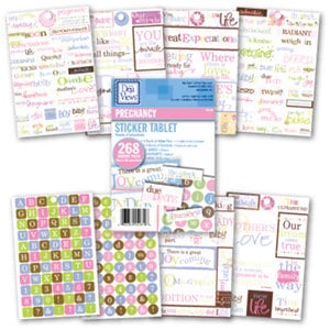 Deja Views - Sticker Tablet - 268 Adhesive Pieces - Pregnancy - Maternity, CLEARANCE