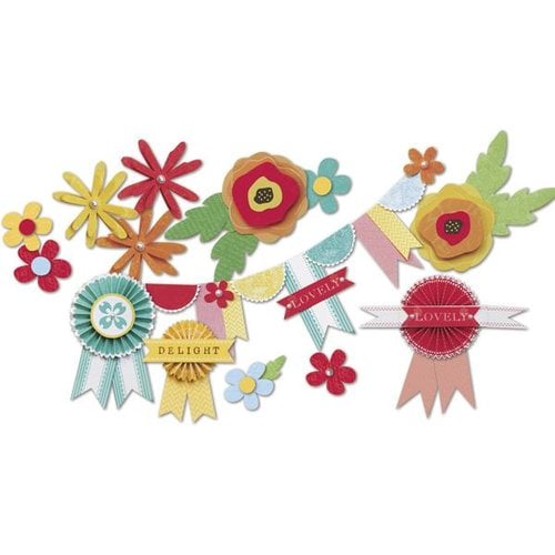 Little Yellow Bicycle - Poppy Collection - Paper Crafting Kit