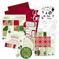 Deja Views - C-Thru - Little Yellow Bicycle - Christmas Magic Collection - 12 x 12 Scrapbook Kit, BRAND NEW