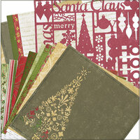 Deja Views - C-Thru - Christmas Wishes Collection - 12 x 12 Paper Pack, BRAND NEW