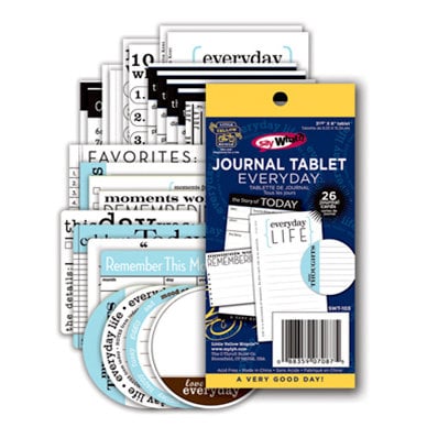 Deja Views - C-Thru - Little Yellow Bicycle - Say What Collection - Journal Tablet - Everyday, BRAND NEW