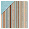 Deja Views - Timeless Collection - 12x12 Double Sided Paper - Blue Stripe