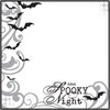 Deja Views - C-Thru - Little Yellow Bicycle - Trick or Treat Collection - Halloween - 12 x 12 Acetate Overlay with Foil , CLEARANCE