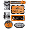 Deja Views - C-Thru - Little Yellow Bicycle - Trick or Treat Collection - Halloween - 3 Dimensional Stickers with Metallic Accents, CLEARANCE