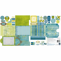 Deja Views - C-Thru - Little Yellow Bicycle - Vita Bella Collection - 12x24 Fold Out Album, CLEARANCE