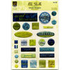 Deja Views - C-Thru - Little Yellow Bicycle - Vita Bella Collection - Epoxy Stickers - Words, CLEARANCE
