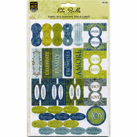 Deja Views - C-Thru - Little Yellow Bicycle - Vita Bella Collection - Adhesive Fabric Tabs and Labels, CLEARANCE