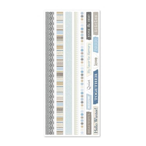 Little Yellow Bicycle - Winterings Collection - Vellum Tape Strips