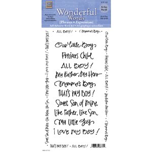 Deja Views Wonderful Words Phrases - For Sons, CLEARANCE
