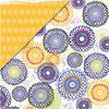 Deja Views - C-Thru - Little Yellow Bicycle - Zinnia Collection - 12 x 12 Double Sided Paper - Zinnia Bloom