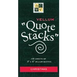 Die Cuts With a View - Vellum Quote Stacks - Christmas, CLEARANCE