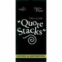 Die Cuts With a View - Vellum Quote Stacks - Nature and Inspiration, CLEARANCE