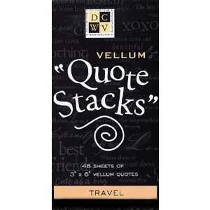 Die Cuts With a View - Vellum Quote Stacks - Travel