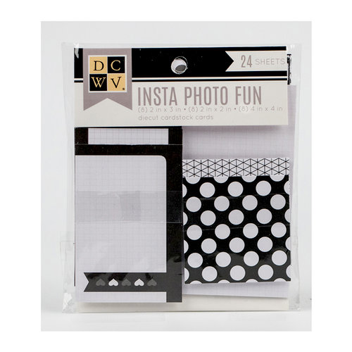 Die Cuts with a View - Insta Photo Fun Collection - Cards - Black and White