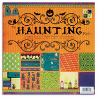 Die Cuts with a View - The Haunting Collection - Halloween - Foil and Glitter Paper Stack - 12 x 12