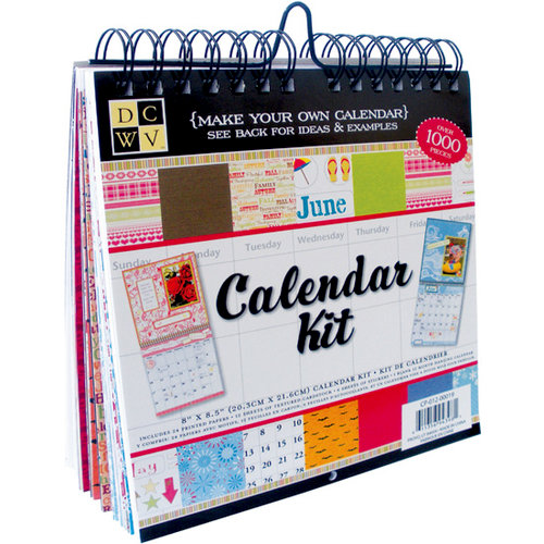 Die Cuts with a View - Calendar Kit - 8 x 8.5
