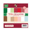 Die Cuts with a View - The 'Tis the Season Collection - Christmas - Foil Glitter and Textured Cardstock Pack - 8 x 8