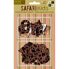 Die Cuts with a View - Safari Kids Collection - Chipboard Pieces with Foil Accents - Boy Alphabet, CLEARANCE