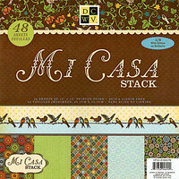 Die Cuts with a View - Mi Casa Collection - Glitter Paper Stack - 12 x 12