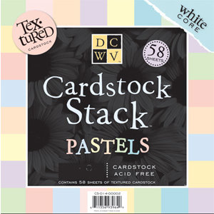 Die Cuts With A View - Pastels Cardstock Stack - 8x8, CLEARANCE