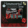 Die Cuts with a View - The Immortal Love Collection - Glittered Chipboard Box of Embellishment Pieces