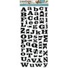 Die Cuts with a View - The Mariposa Collection - Epoxy Stickers with Foil Accents - Alphabet
