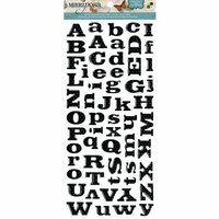 Die Cuts with a View - The Mariposa Collection - Epoxy Stickers with Foil Accents - Alphabet