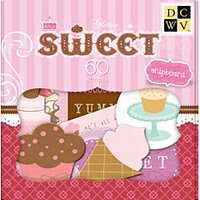 Die Cuts With A View - Sweet Collection - Glitter Chipboard Box, CLEARANCE