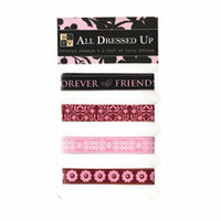 Die Cuts with a View - All Dressed Up Collection - Self-Adhesive Ribbon - Lipstick, CLEARANCE