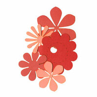 Die Cuts with a View - Box of Posies - Reds and Corals, CLEARANCE