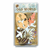 Die Cuts with a View - Old World - Textured Cardstock Embellishments, CLEARANCE