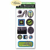Die Cuts with a View - All Dressed Up Collection - Pop Up Embellishments - Modern, CLEARANCE