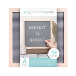 Die Cuts with a View - Letter Board - Oak Frame with Gray - 12 x 12