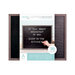 Die Cuts with a View - Letter Board - Silver Walnut Frame with Black - 20 x 16
