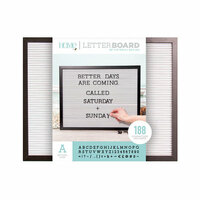 Die Cuts with a View - Letter Board - Black Frame with White - 20 x 16