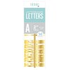 Die Cuts with a View - Letter Board - Letter Packs - 2 Inches - Gold