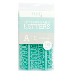 Die Cuts with a View - Letter Board - Letter Packs - 1 Inch - Teal