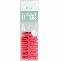 Die Cuts with a View - Letter Board - Letter Packs - 2 Inches - Coral