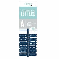 Die Cuts with a View - Letter Board - Letter Packs - 2 Inches - Navy