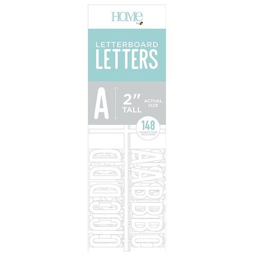 Die Cuts with a View - Letter Board - Letter Packs - 2 Inches - White