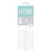 Die Cuts with a View - Letter Board - Letter Packs - 2 Inches - White