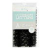 Die Cuts with a View - Letter Board - Letter Packs - 1 Inch - Black