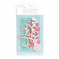 Die Cuts with a View - Letter Board - Word Packs - Love